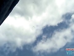 Her family jewels look really subtle in this brief sex spy voyeur trailer