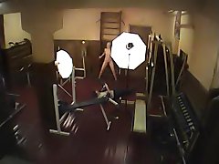Amazing gym voyeur clips of adult shooting
