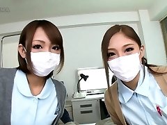 The nurse palpates the uncircumcised cock The nurse palpates the uncircumcised cock