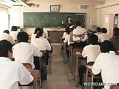 Asian school honey in ropes flashes twat upskirt in class Asian school honey in ropes flashes twat upskirt in class