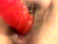 Squirting with dildo