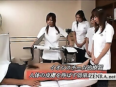 Subtitled CFNM Japanese penis health clinic seminar