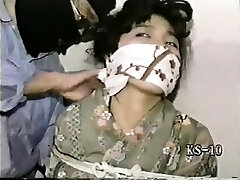 Sexy vintage BDSM going knuckle deep movie of a male slave