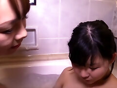 Amazing Japanese girl in Fabulous Bathroom, Nipples JAV clip