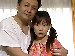 Sugary-sweet Asian young vs. old sex encounter