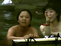 It is time to spy on real natural Japanese whores bathing and flashing tits