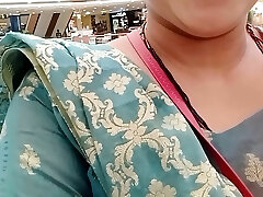 Sangeeta Heads To A Mall Unisex Toilet And Gets Kinky While Pissing And Farting (Telugu Audio) 