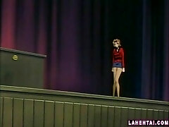 Horny manga porn babe gets toyed with vibrator Horny manga porn babe gets toyed with vibrator