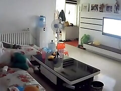 Chinese duo living room sex video