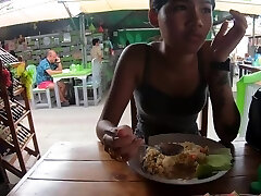Quickie POV fuck on my second day at Thailand holiday