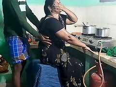 Step mommy was cooking in the kitchen and I had orgy with her Step mommy was cooking in the kitchen and I had orgy with her