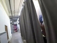 Voyeur in a Public Shopping Center Snoops On Girl With Beautiful Rump