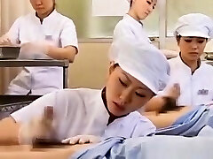 Japanese Nurse Slurping Cum Out Of Horny Pecker