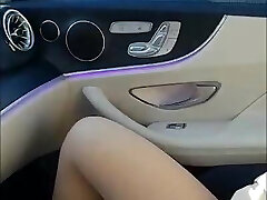Korean girl rubbing her cootchie