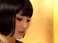 exotische japanische hure in erstaunliche handjobs, fetisch video jav