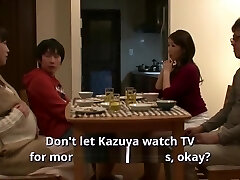 English subbed Kinky Night Life Between A Busty Aunt And Goofy Virgin Nep