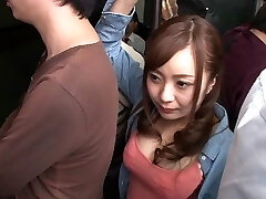 Hottest Japanese chick in Epic JAV censored POV, College scene
