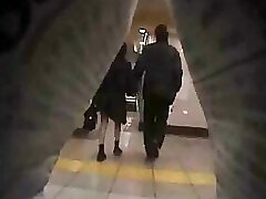 Japanese Girl  Public nuisance of mature train