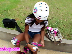 HD Asian damsel first time roller staking sucking big dick HD Asian damsel first time roller staking sucking big dick