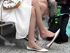 Black dude fucks imported japanese chick in foot fetish Black dude fucks imported japanese chick in foot fetish