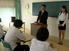 Subject: Health and Physical Education - Group Instructing of New Teacher... Female Schoolteacher Training Club Part2