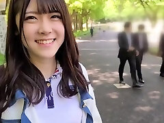 Cute Japanese pornstar Akari Minase enjoys man-meat of her boyfriend after a long walk