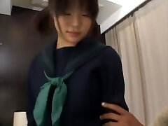 Crazy Japanese slut Hina Komatsu in Amazing Bi-racial, Fingering JAV clip