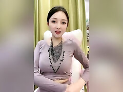 chinese first-timer solo girl masturbating, homemade