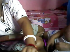 Sexy sister-in-law tied the servant's cock and hands and did tremendous pulverizing.