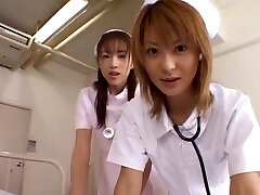 Japanese nurses squad up to have sex with a patient - Naho Ozawa