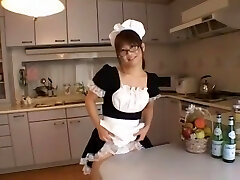 Fabulous Japanese hoe in Incredible Maid, Dildos/Toys JAV scene