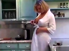 My stepmom in the kitchen early morning Hotmoza