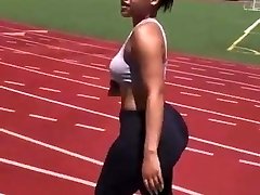 Nicki Minaj working out