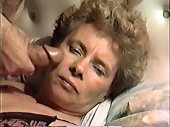 antique vhs of a mature milf facefucked and  jizzed