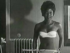 Sizzling Interracial Newlyweds (1950s Vintage)