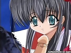 Cute Hentai Teen Nymph In An Act Of Sexual Servitude