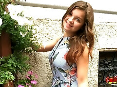 GERMAN SCOUT - First Time Ass-fuck for 18yr young College Teen