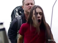 18 Virgin Sex - Mind-blowing chick waits for help and a bright orgasm in doggy 18 Virgin Sex - Mind-blowing chick waits for help and a bright orgasm in doggy