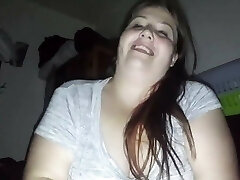 Plump Doll Strokes A Fat Beef Whistle To Cumshot