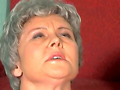 Granny spins her eyes because a big penis is stuck in her ass Granny spins her eyes because a big penis is stuck in her ass