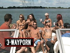 3-Way Porn - Speedboat Gang Orgy - Part 1 3-Way Porn - Speedboat Gang Orgy - Part 1
