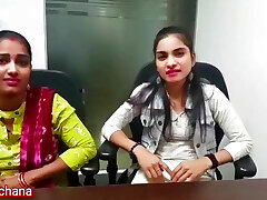 stellenangebot karke boss ne dono ladki ko chuda mit vollem hindi-audio ihre archana