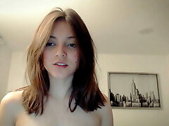 Sexy Colombian nerd slut with the face of an innocent girl gets multiple orgasms on her cam show