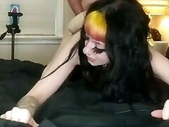 Goth bi-atch pounded by big dick @deathdixie