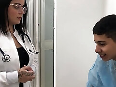 doctor help me with my full salute problem - porn in spanish
