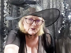 Unrighteous Mature Witch with fat tits and a cock hungry pussy