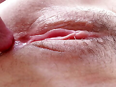 Extreme Close Up Clitoris ! Eating Pumping Out Unshaved Wet Pussy