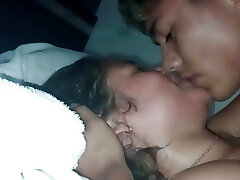 missionary torn up by my young neighbor living my fantasy as a mature milf pummeling with 18yo boy