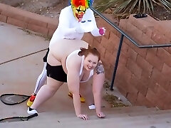 Mia Dior In Humps Gibby The Clown After Playing Tennis