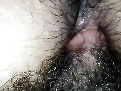 Fuck my anus with your penis while I touch my clit and put me in the dog stance and fuck my hairy slit